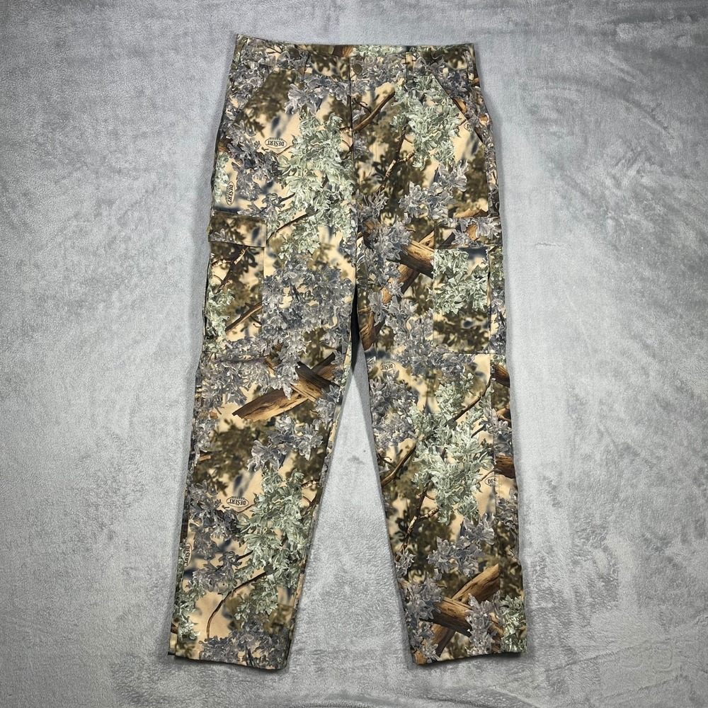 King's Camo Cargo Pants Mens 34-R Tan Desert Shadow Tactical Hunting KC M2102